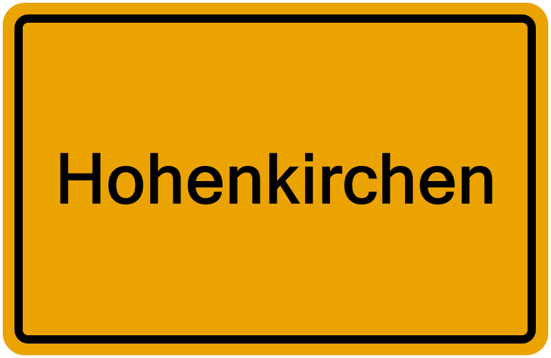 Handelsregisterauszug Hohenkirchen