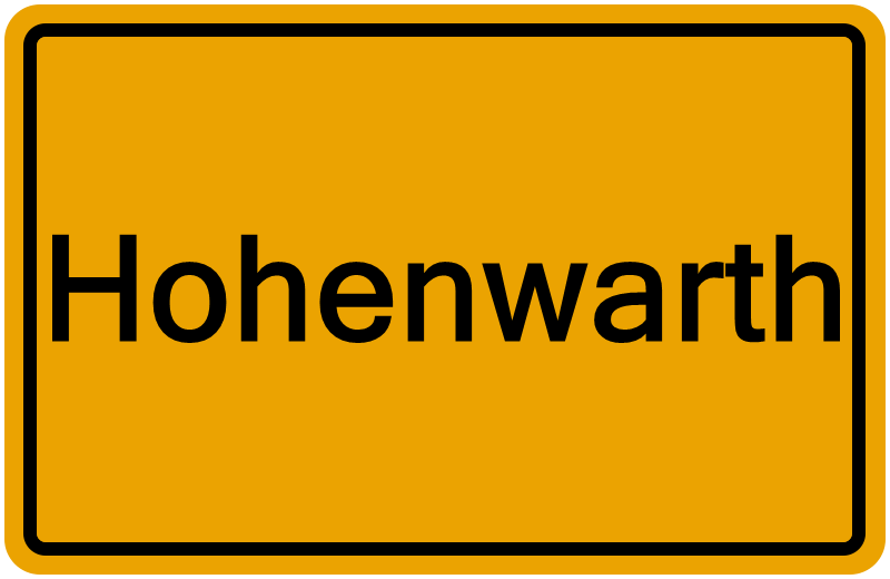 Handelsregisterauszug Hohenwarth