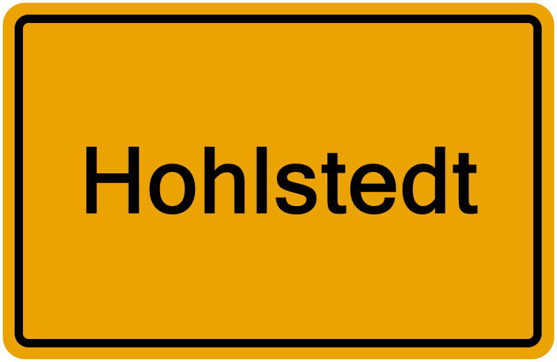Handelsregisterauszug Hohlstedt