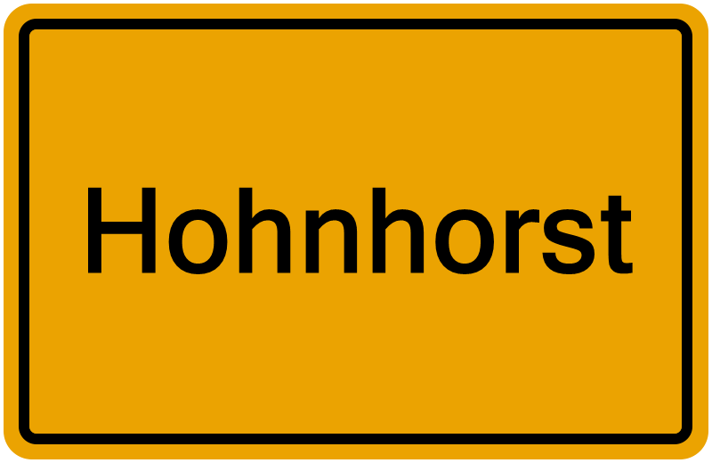 Handelsregisterauszug Hohnhorst
