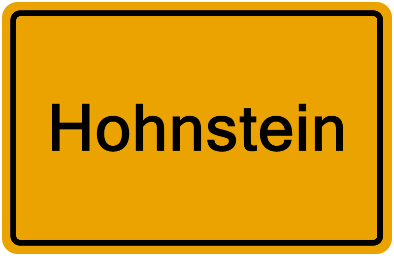 Handelsregisterauszug Hohnstein