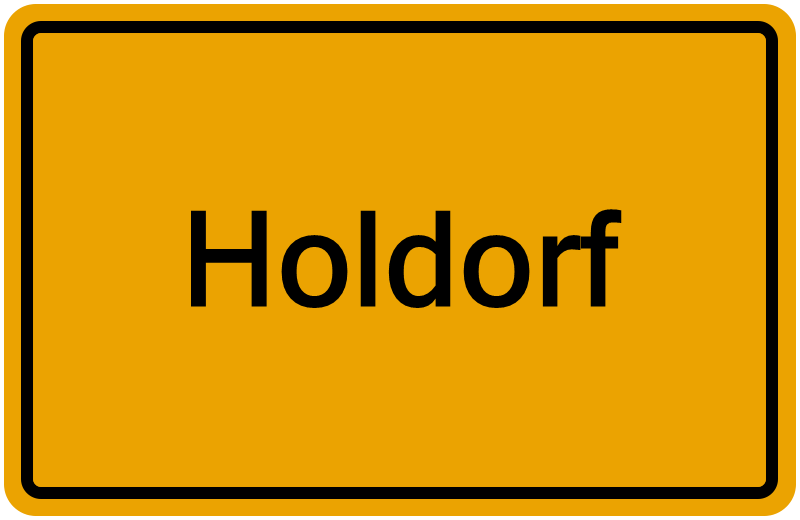 Handelsregisterauszug Holdorf