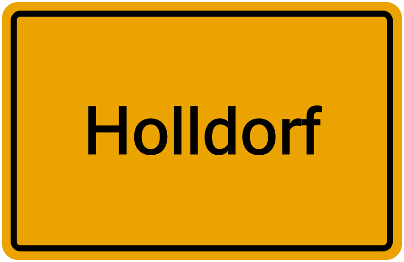 Handelsregisterauszug Holldorf