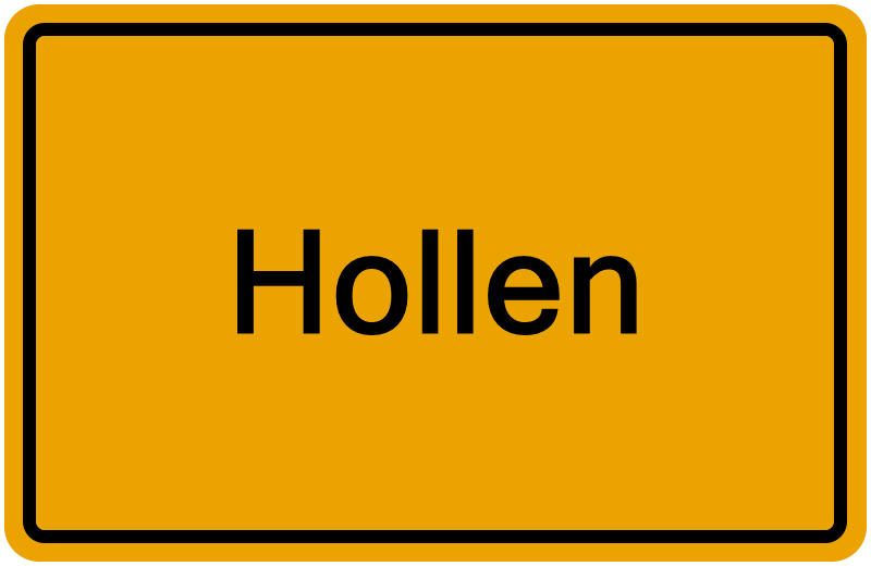 Handelsregisterauszug Hollen