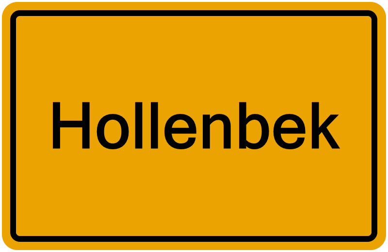 Handelsregisterauszug Hollenbek