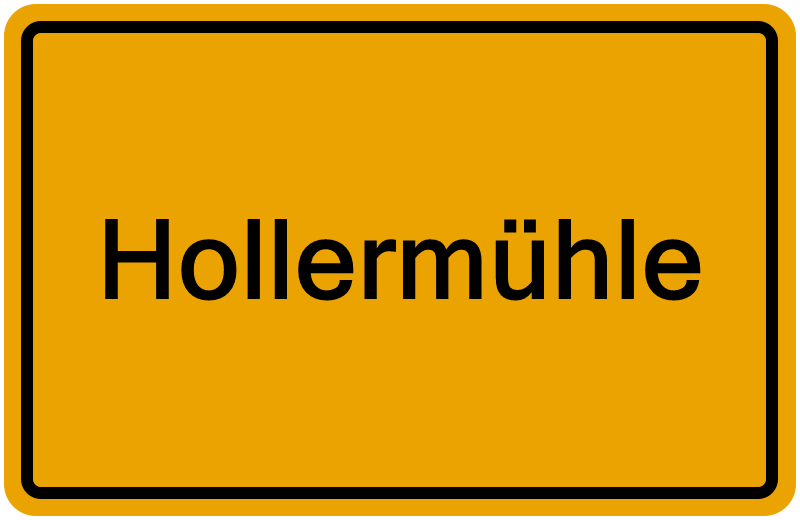 Handelsregisterauszug Hollermühle