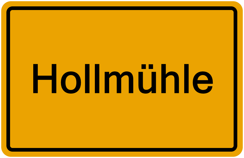 Handelsregisterauszug Hollmühle