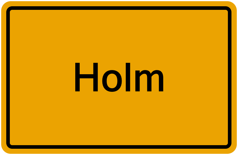 Handelsregisterauszug Holm