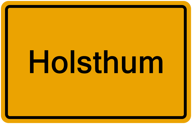 Handelsregisterauszug Holsthum