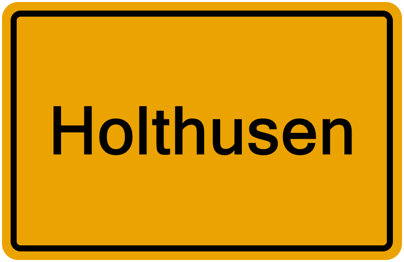 Handelsregisterauszug Holthusen