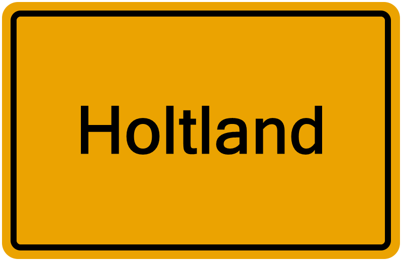Handelsregisterauszug Holtland