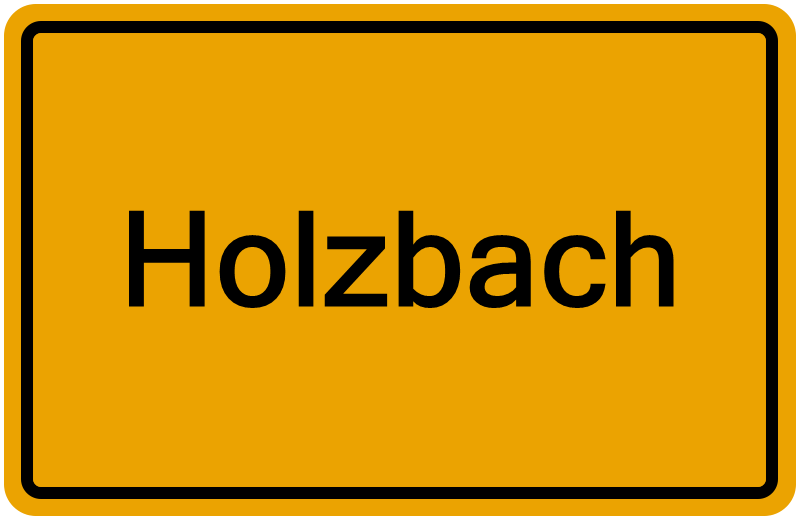 Handelsregisterauszug Holzbach