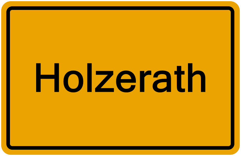 Handelsregisterauszug Holzerath