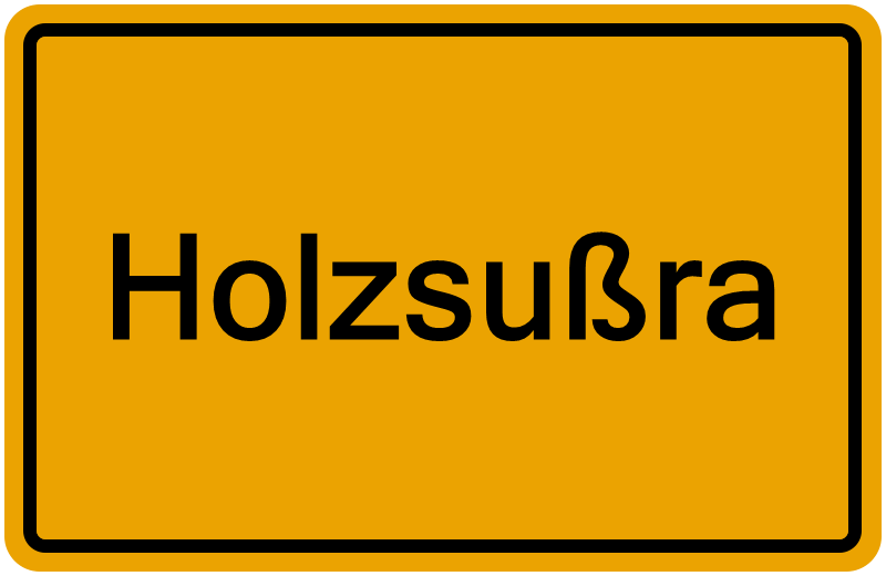 Handelsregisterauszug Holzsußra