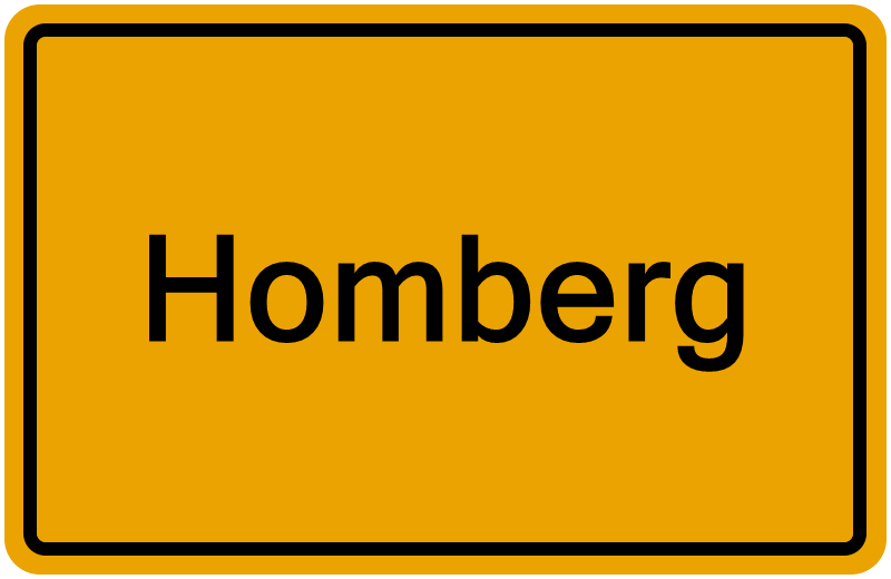 Handelsregisterauszug Homberg