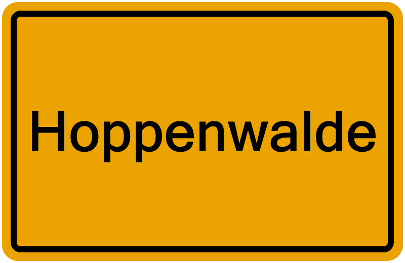 Handelsregisterauszug Hoppenwalde