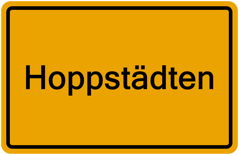 Handelsregisterauszug Hoppstädten