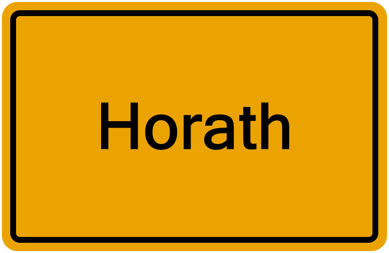 Handelsregisterauszug Horath