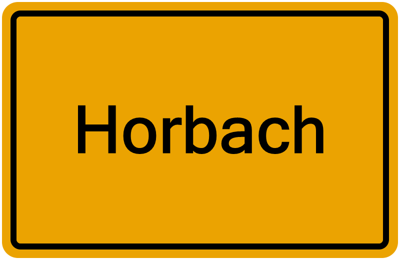 Handelsregisterauszug Horbach