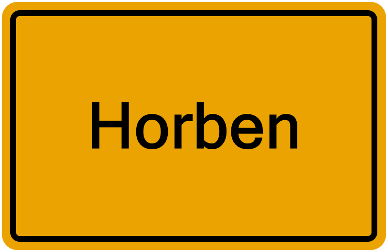 Handelsregisterauszug Horben