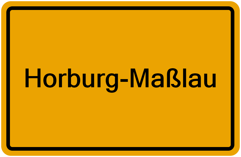 Handelsregisterauszug Horburg-Maßlau