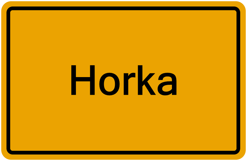 Handelsregisterauszug Horka