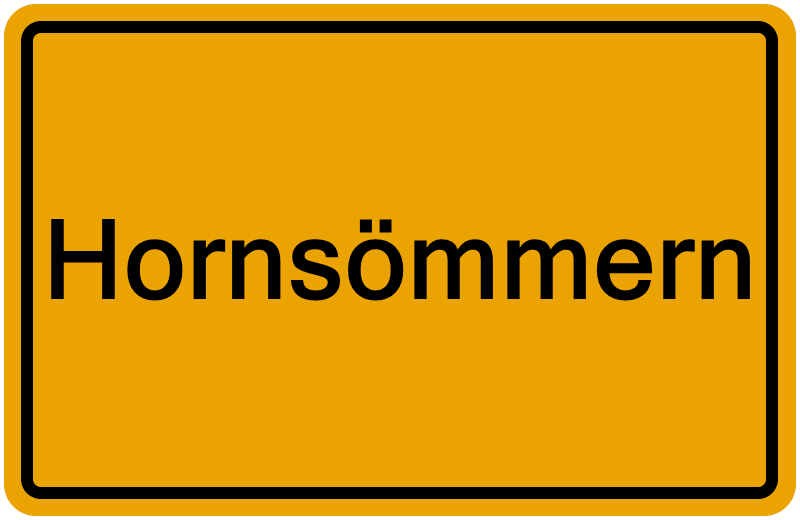 Handelsregisterauszug Hornsömmern