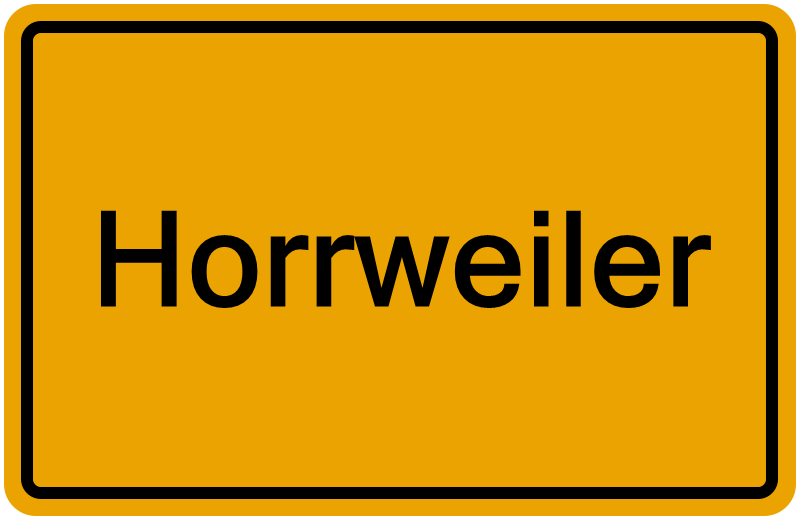 Handelsregisterauszug Horrweiler