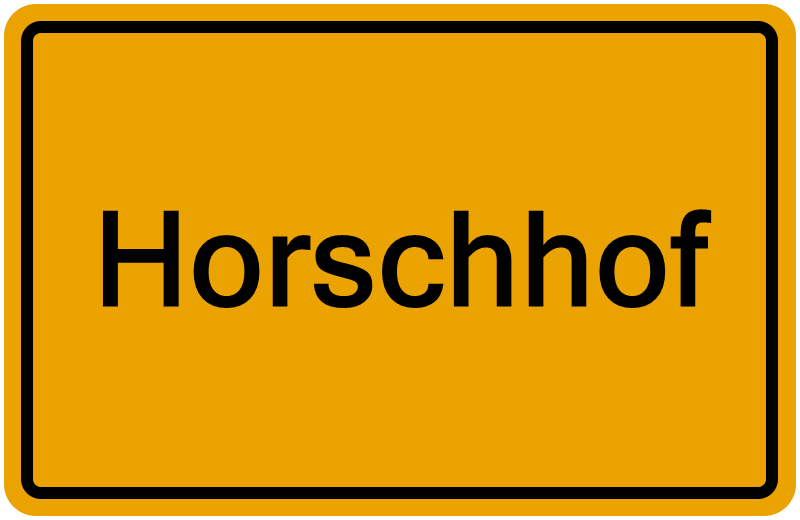 Handelsregisterauszug Horschhof