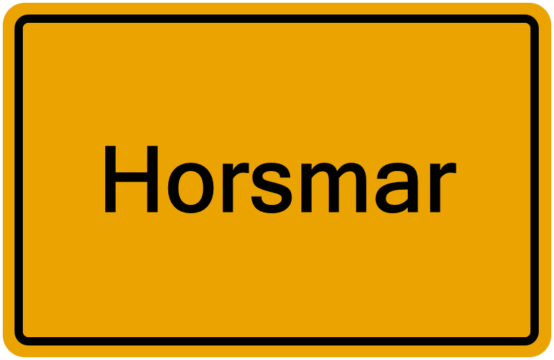 Handelsregisterauszug Horsmar