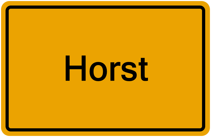 Handelsregisterauszug Horst