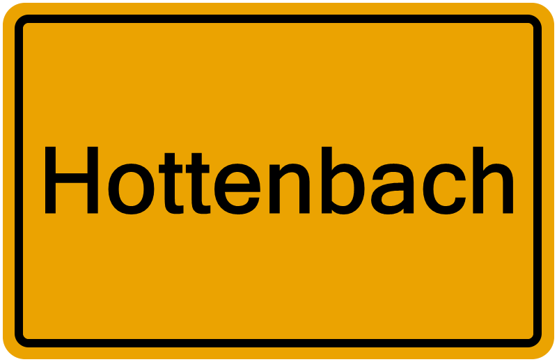 Handelsregisterauszug Hottenbach