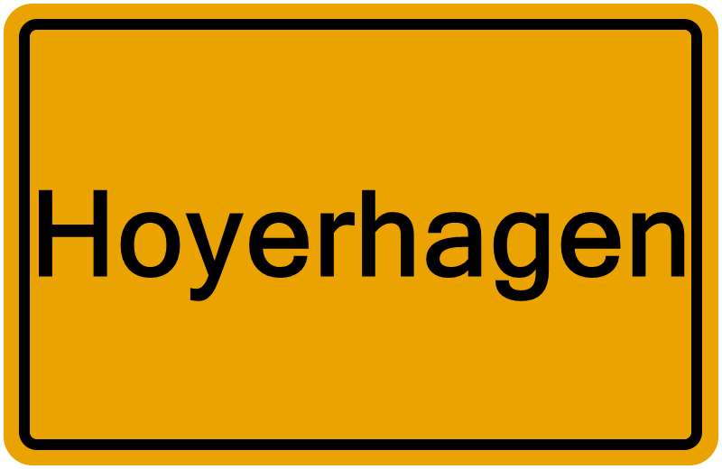 Handelsregisterauszug Hoyerhagen