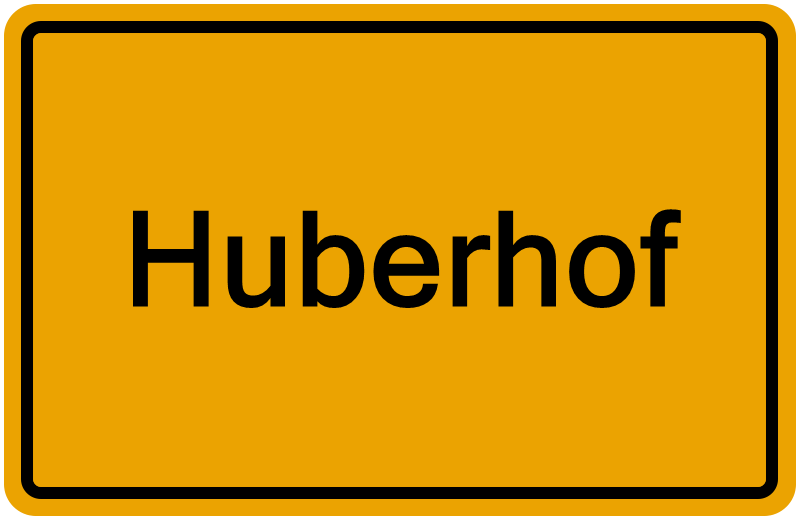 Handelsregisterauszug Huberhof