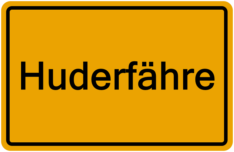 Handelsregisterauszug Huderfähre
