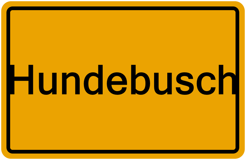 Handelsregisterauszug Hundebusch