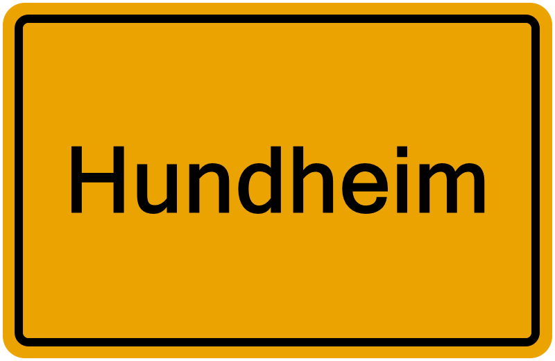 Handelsregisterauszug Hundheim