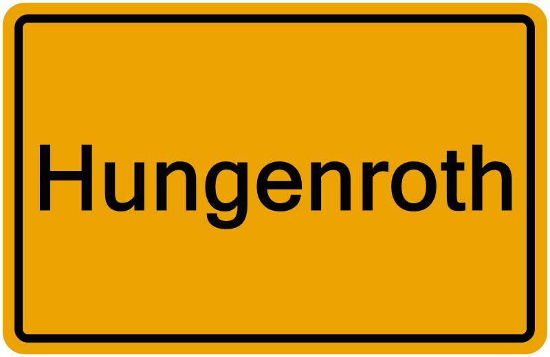 Handelsregisterauszug Hungenroth