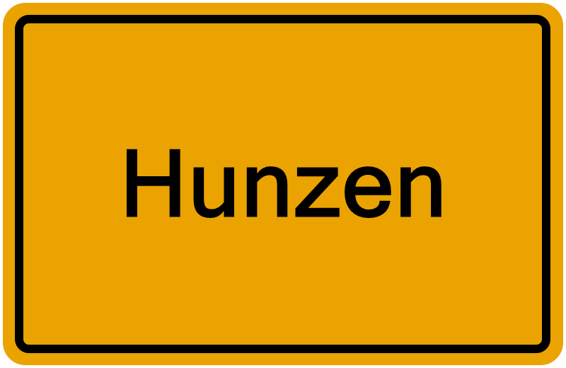 Handelsregisterauszug Hunzen