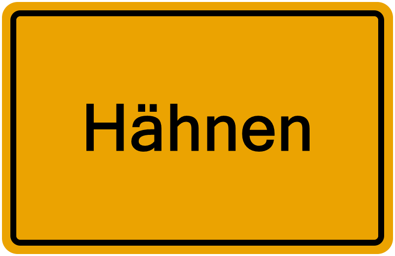 Handelsregisterauszug Hähnen