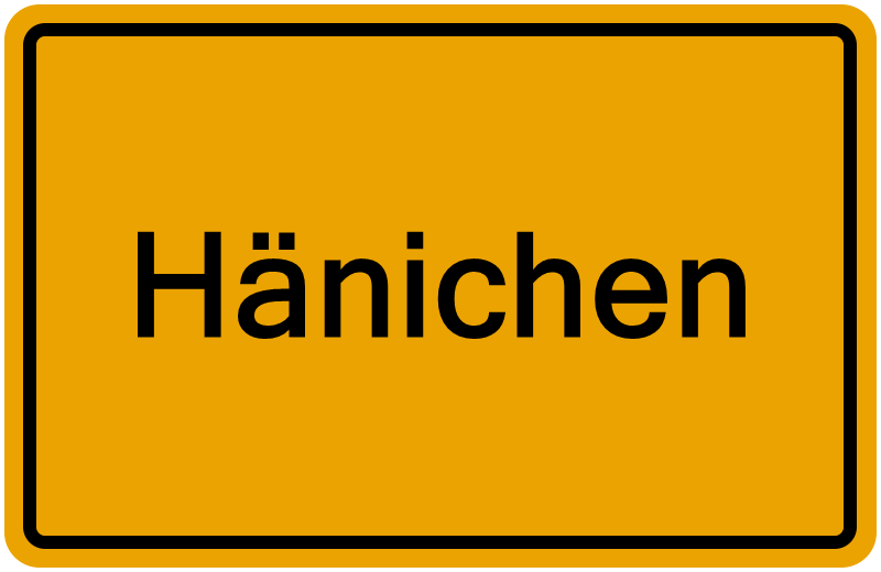 Handelsregisterauszug Hänichen