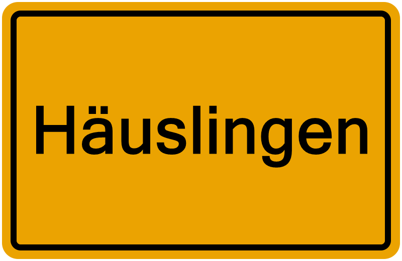 Handelsregisterauszug Häuslingen