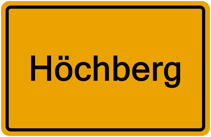 Handelsregisterauszug Höchberg