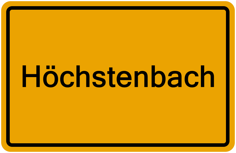 Handelsregisterauszug Höchstenbach