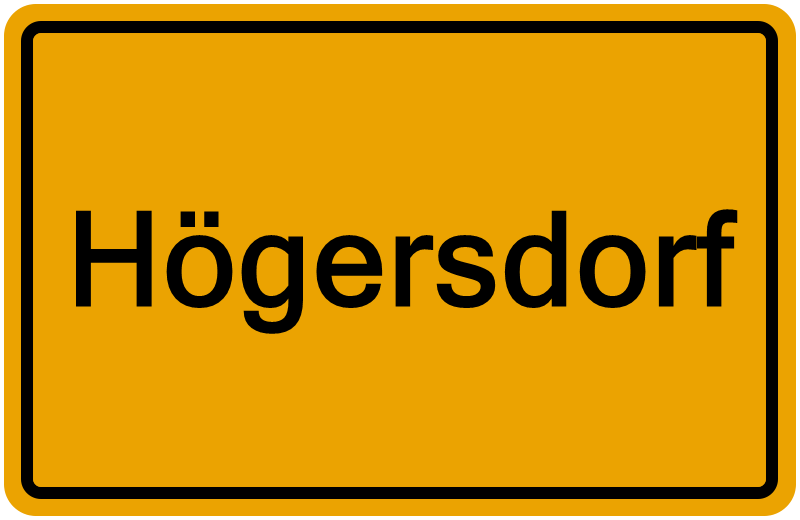 Handelsregisterauszug Högersdorf