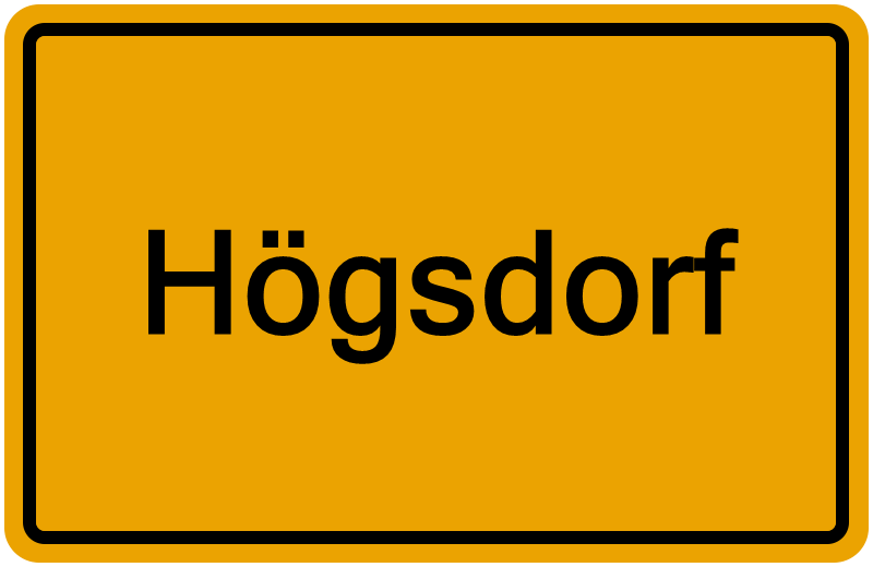 Handelsregisterauszug Högsdorf