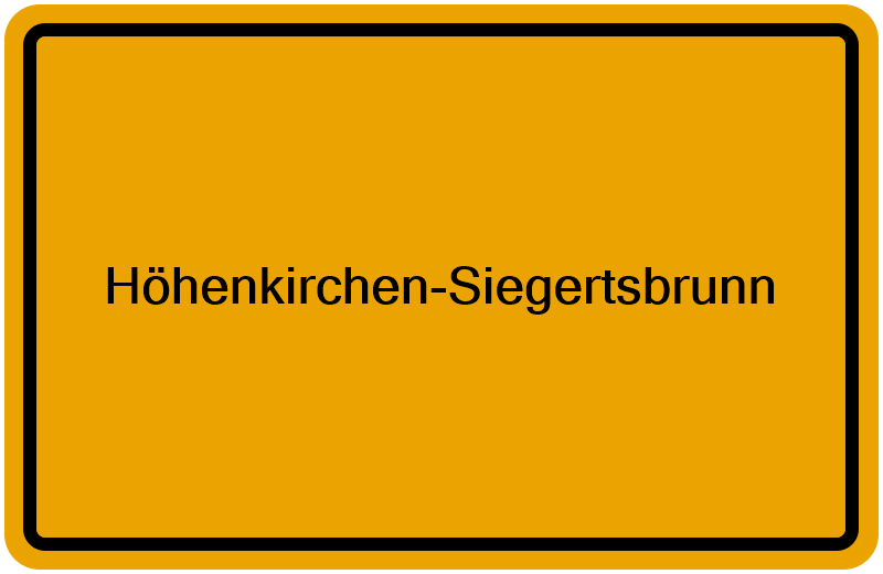 Handelsregisterauszug Höhenkirchen-Siegertsbrunn