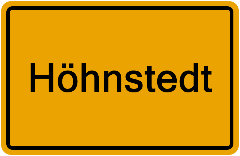 Handelsregisterauszug Höhnstedt