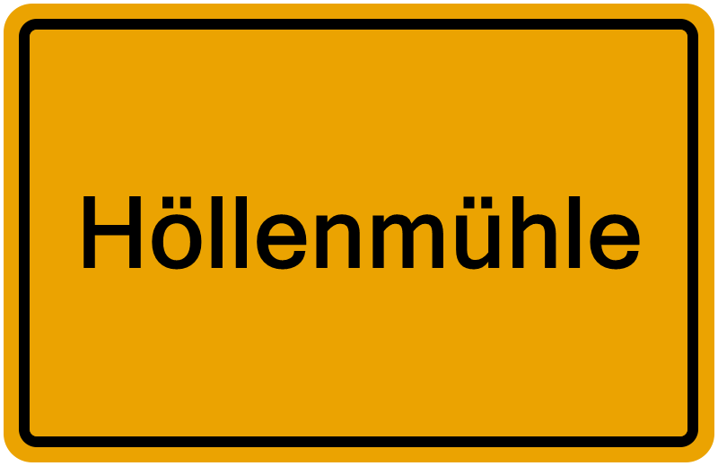 Handelsregisterauszug Höllenmühle