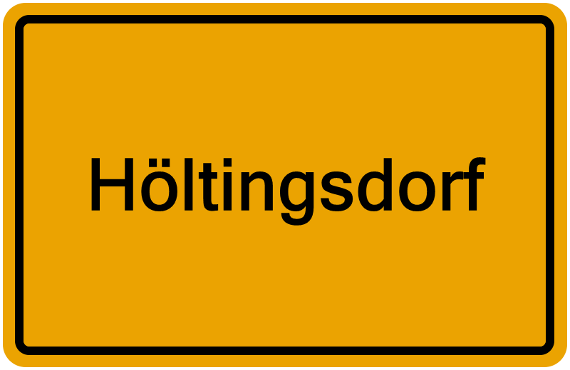 Handelsregisterauszug Höltingsdorf